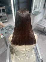 ユニックウメキタ(unique UMEKITA) 髪質改善ストレート×艶髪×美髪整形×ブラウンカラー