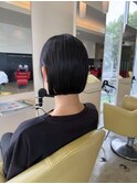 切りっぱなしボブ