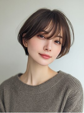 ロディーナコク 大口 新子安(rodina.coc) 黒髪カタログ/クラゲヘアー/オリーブグレー/大口子安新子安横浜