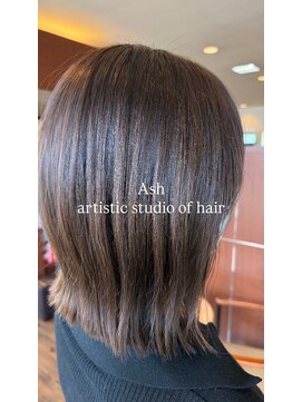 ミディアム×チョコブラウン