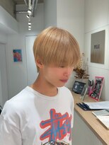 メンズペレ 渋谷(MEN'S PELE) MEN’S HAIR/サーフカール/刈り上げセンターパート/渋谷