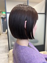 ブルーベイル(Blue Veil.)&nbsp;大人可愛い小顔前下がりボブ×ミニボブ30代40代50代