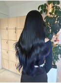 大人美人透明感カラーエンドカラーブルーラベンダー
