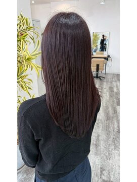 サロンド ベレーザ トータ(salao de beleza tota) dark pink × 顔周りレイヤー♪