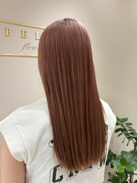 アンベリールフルー(EMBELLIR fleur) 【夏イメチェン】ハイトーンピンクベージュ