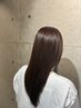 カット+髪質改善美髪縮毛矯正+ケアウォーター+トリートメント ¥21000