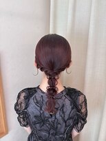 ソノ(sono) 編みおろし タイトヘア お呼ばれヘア ヘアセット