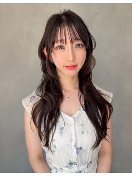 オモチャ 銀座(OMOCHA) 小顔レイヤー/韓国風ロングヘア