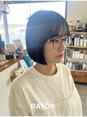 【前髪ありミニボブstyle】ショートボブ　タッセルボブ　学割