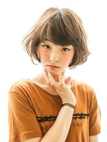 イソラブル(ISOLA-blu)&nbsp;【カジュアル&透明感】コットンボブ×ベージュ