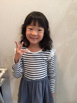 ロカット サロン(Roquat Salon) キッズカットカール仕上げ【ヘアセット　浴衣　立川/立川南口】