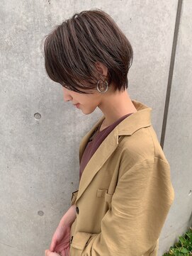 ユーフォリア 新宿通り(Euphoria) 【Euphoria】岡田大樹　ショートボブ×ラベンダーグレージュ◎