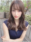 愛されロングは大人かわいいフェザーバング重ためロング吉祥寺