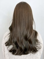 アイティー バイ アルバム 浦和店(IT by ALBUM)&nbsp;オリーブカラー_外ハネボブセクションカラー_ba381581