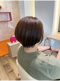 丸みショートボブ
