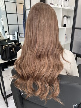 ラムシェール(LamChele) 【lamchele】ミルクティーグレージュ×ブリーチカラー