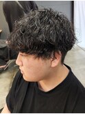 波巻きスパイラルパーママッシュツイストスパイラルパーマメンズ