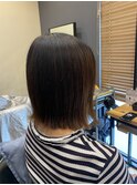 切りっぱなしボブ【アルター鎌取店　今吉】