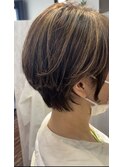 白髪ぼかしハイライト