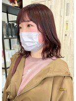 ソソ(soso)&nbsp;【soso 伊勢田】チェリーレッド×イヤリング【横浜/ブリーチ】