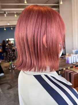 ミル(1001 mille) カラー/ピンクカラー/ピンクオレンジ/ピンクベージュ/ボブ