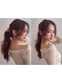 ご予約殺到!!前髪+顔周りカット￥3,300～☆顔周りのちょっとしたカットで劇的変化☆韓国/オルチャン