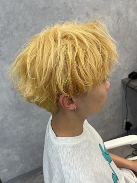 エクファフォーメン(EX-FA FOR MEN) ダークアッシュ/ニュアンスパーマ/韓国マッシュ/スペインカール