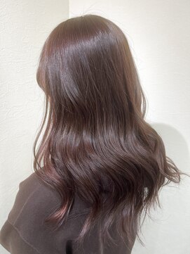 ヘアー ホスピタル ソアン(hair hospital soan) ツヤブラウン  ×  インナーカラー/ボルドー