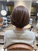首元すっきりシュッとボブ