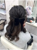ガーリースタイル/心斎橋/ヘアメ/セットサロン