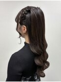 あみあげハーフツイン
