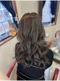 透明感カラ