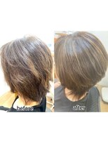 アミエ(ami e) スパケアコース+カット ・髪質改善・縮毛矯正・白髪染め・