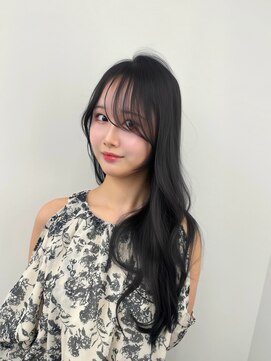 アマトウキョウ アユンチェ(AMA TOKYO×AYUNCHE) 韓国ヘア　2wayバング  レイヤーカット くびれヘア  顔周り