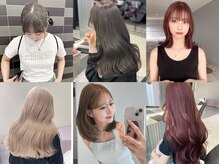 ふわっと軽い質感、透ける色味、メイク映え◎韓国ヘアで”可愛い”を更新♪
