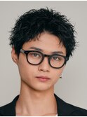 横浜西口スパイキーショートビジネスヘアフェザーショートパーマ