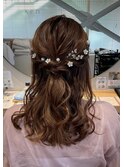 ヘアアレンジ＊ハーフアップ