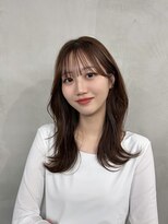 ポール 行徳店&nbsp;ゆる巻きミディアム×くすみカラー