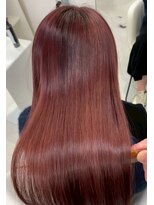 ジュベ(juve.)&nbsp;大分ミディアムロング顔まわりレイヤーカット髪質改善カラー