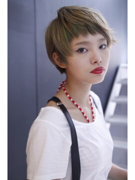 ブーケ(BOUQUET) 大人かわいい・エアリーショート・ジグザグバング・個性的