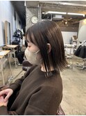 ボブストレート