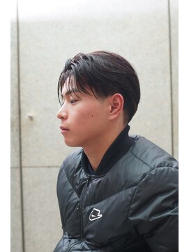 にもう メンズセンターパート/毛流れスタイル