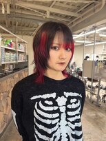 ファンド 千葉(fand) 千葉デザインカラー/ウルフカット/ポイントブリーチ