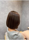 髪質改善カラー×ボブ