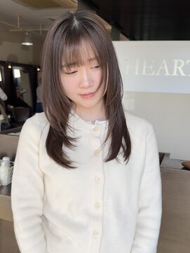 ハーティー 美容室(HEARTY) ストレートレイヤースタイル