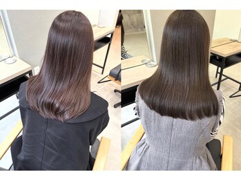 emu.hairの写真/【話題の髪質改善】髪質やクセを見極め、自然な仕上りに◎あなた史上最高の美髪へ導きます！