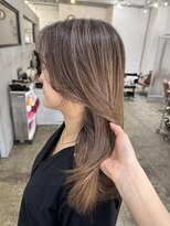 ヘアーワークスヴィクサス 諫早店(HAIR WORKS VIXUS)&nbsp;白髪ぼかしハイライト