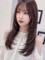 ケアシンサイバシ(CARE shinsaibashi) シースルーバング×柔らかレイヤー