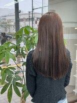 ノア(NOA by KENJE) ミルクティーブロンド/ダークブルー/デジタルパーマ/辻堂駅