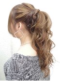 【ＲｅｃＲｅ　ｈａｉｒ】大人ポニーテール